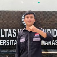 Juari Bilolo, Formatur Ketua Umum Hima AP FIP UNM Periode 2023-2024 (Foto: Nirmala Dewi)