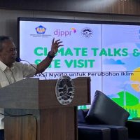 Potret Andi Muhammad Idkhan dalam sambutannya pada acara talk show, (Foto: Elma.)