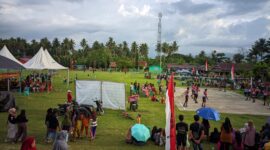 Suasana HIMAPRODI Mengabdi saat mengadakan pertandingan olahraga, (Foto: Ist.)