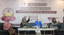 Pelaksanaan Talkshow Keperempuanan HIMA AP, (Foto: Ist.)