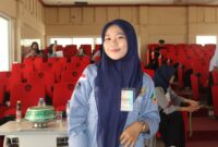 Foto Dwi Aryaningsi saat terpilih jadi ketua umum HMJ PGPAU FIP UNM, (Foto: ist.)