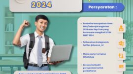 Poster beasiswa UTBK SNBT 2024, (Foto: Int.)