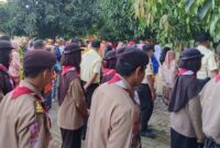 Suasan Upacara Peringatan Hari Pendidikan Nasional, (Foto:Ulfa Zahirah Sudirman. ) 