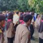 Suasan Upacara Peringatan Hari Pendidikan Nasional, (Foto:Ulfa Zahirah Sudirman. ) 