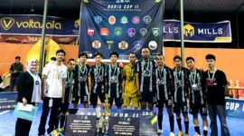 Foto Bersama Tim Futsal Elektro UNM, (Foto:Ist.)