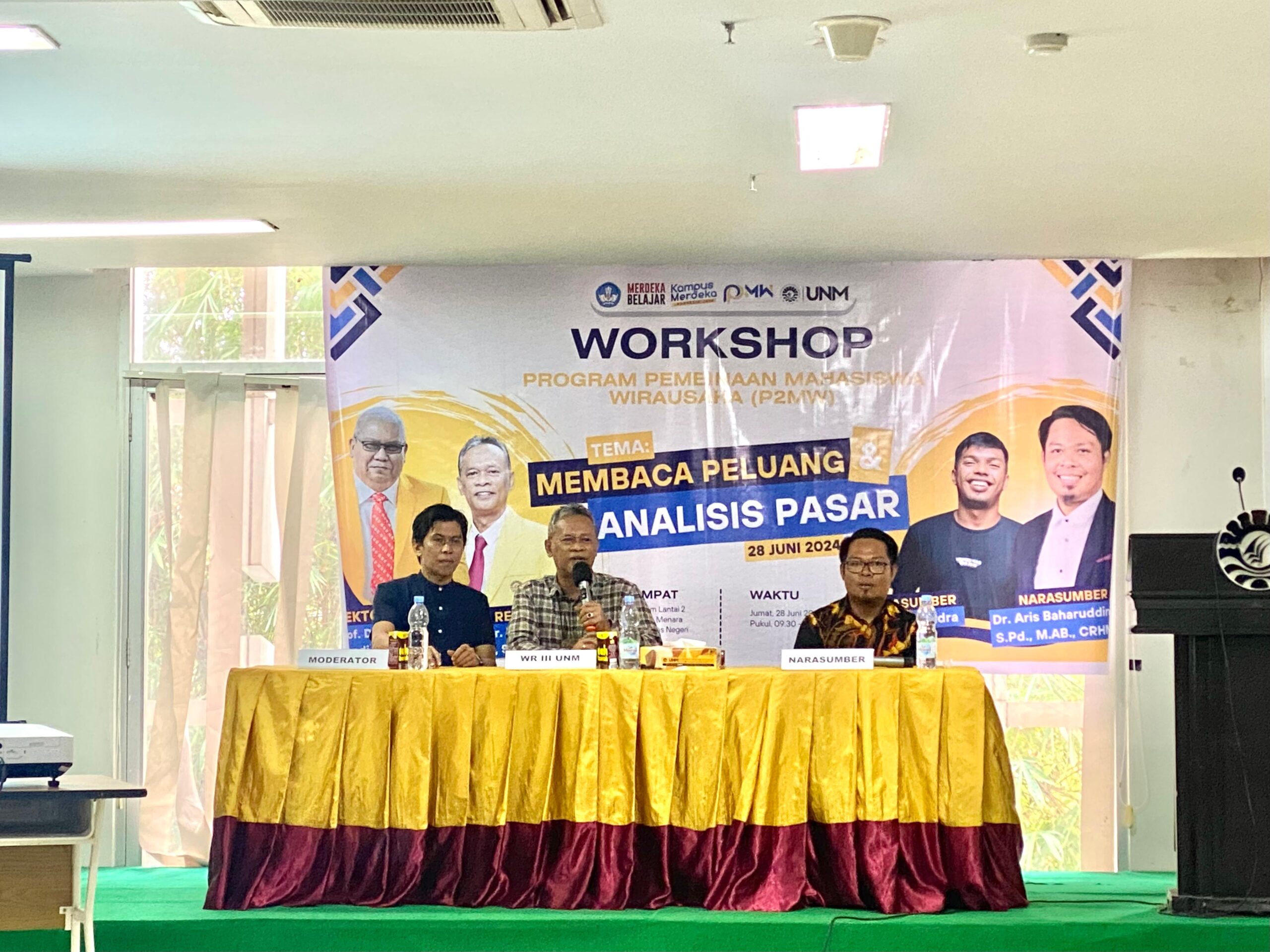 WR 3 sat memberikan sambutan pada Workshop P2MW, (Foto: Farah)