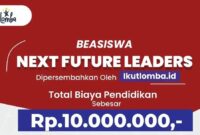 Pamflet Beasiswa Next Future Leaders, (Foto: Int.)