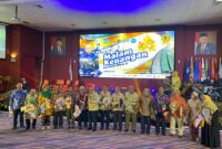 Suasana malam kenangan Dies Natalis UNM ke-63, (Foto: Angnis Arimayanti.) 