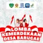 Poster lomba kemerdekaan di Desa Barugae, (Foto: ist)