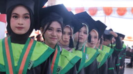 Suasana wisuda UNM periode Agustus, (Foto: Angnis Arimayanti.)