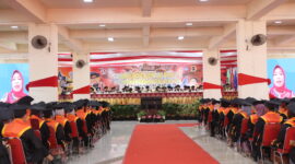 Suasana Wisuda dan Sumpah Profesi PPG UNM, (Foto: Firmansyah.)