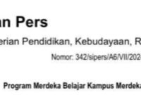 Siaran pers program merdeka belajar kampus merdeka, (Foto: Ist.)