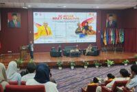 Suasana Seminar Riset Nasional oleh BEM UNM, (Foto: Elsa Amelia)