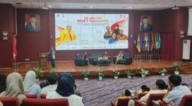 Suasana Seminar Riset Nasional oleh BEM UNM, (Foto: Elsa Amelia)