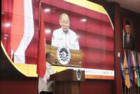 Danny Pomanto saat memberi sambutan di acara Business Class HIPMI UNM, (Foto: Angnis Arimayanti.) 