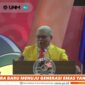 Rektor UNM saat memberi sambutan pada acara PKKMB, (Foto: Int.)