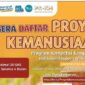 Poster pendaftaran proyek kemanusiaan MBKM, (Foto:Int.) 