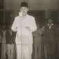 Pembacaan proklamasi oleh Ir. Soekarno, (Foto: Int.)