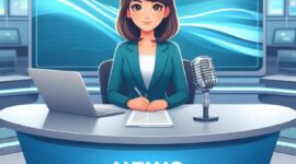 Ilustrasi Seorang News Anchor, (Foto:Int.)