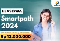 Pamflet Beasiswa Smartpath 2024, (Foto:Int.)