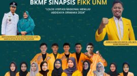 Pamflet BKMF Sinapsis FIKK UNM lolos Abdidaya 2024, (Foto: Ist.)