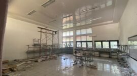 Salah satu ruang kelas yang di renovasi Fakultas Seni dan Desain (FSD) Universitas Negeri Salah satu ruang kelas yang di renovasi Fakultas Seni dan Desain (FSD) Universitas Negeri Makassar (UNM), (Foto : Angga Setiawan) (UNM), (Foto : Angga Setiawan.)