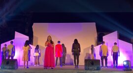 Potret Penampilan Mini Drama Dari Jurusan Sastra Inggris, (Foto: Ficka Aulia Khaerunnisa.)