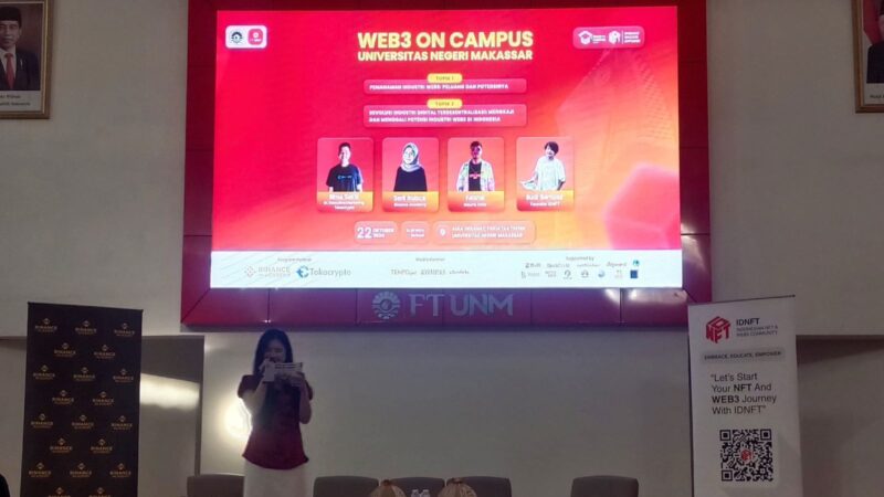 Seminar Web3 On Campus berlangsung di Aula Dekanat FT, (Foto: Ist.)