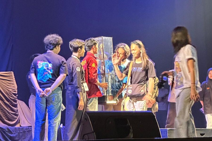 Pengumuman juara Festival Teater Mahasiswa Indonesia XVII, (Foto:Ist.)