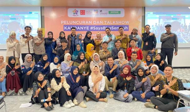 Foto bersama pada kegiatan peluncuran mini series edukatif, (Foto: Int.)