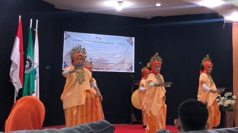 Penampilan tari paduppa saat pembukaan PENA 224, (Foto: Ist.)