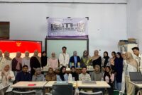 Foto bersama pelatihan tim media dan informasi Akuntansi S1 FEB UNM, (Foto: Ist.) 