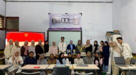 Foto bersama pelatihan tim media dan informasi Akuntansi S1 FEB UNM, (Foto: Ist.) 