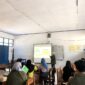 Suasana saat pemberian materi di Pulau Salemo, (Foto: Ist.)