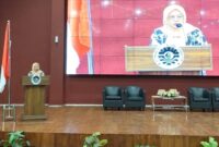 Farida Aryani saat memberi sambutan di acara talkshow inspiratif, (Foto: Angnis Arimayanti.)