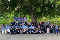 Mahasiswa UNM adakan Aksi Bersih Pantai, (Foto: Ist.) 