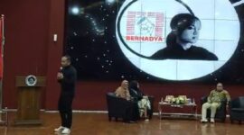 CEO Duta Samudra Indonesia sampaikan self efficacy, (Foto: Angnis Arimayanti.)