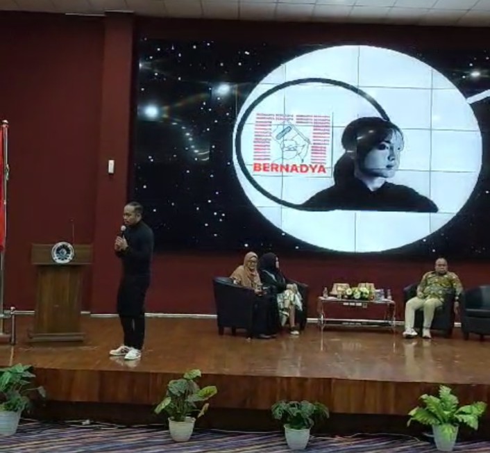 CEO Duta Samudra Indonesia sampaikan self efficacy, (Foto: Angnis Arimayanti.)