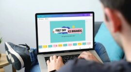 Ilustrasi Pembuatan Slides Menggunakan Canva, (Foto: Int)