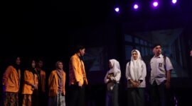 Pertunjukan Teater Sebagai Salah Satu Rangkaian Inaugurasi BK FIP UNM 2023, (Foto: Muh. Apdal Apriansyah)
