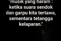Ilustrasi Tulisan Musik yang Haram: Ketika Suara Sendok dan Garpu Kita Tertawa, Sementara Tetangga Kelaparan, (Foto: Ist)