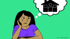 Ilustrasi Seseorang yang Sedang Homesick, (Foto: Int)