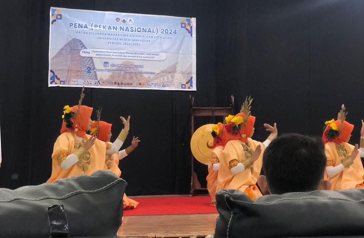 Salah satu rangkaian PENA 2024, Tari Paduppa' (Foto: Rahmadani)