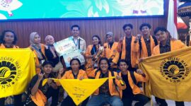Potret Tim PPK Ormawa HMM Geografi UNM Dalam Ajang Abdidaya Ormawa, (Foto:ist.)