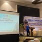 Potret Dekan FMIPA Dalam Sambutannya Pada Kegiatan Ramah Tamah, (Foto: Ficka Aulia Khaerunnisa.)