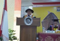 Potret Rektor Universitas Negeri Makassar saat memberikan sambutan dalam acara wisuda periode November 2024, (Foto: Ist.)