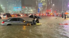 Potret saat banjir terjadi (Foto: Int)