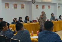 Nasrawaty menjelaskan strategi pemasaran, (Foto: Ist.)