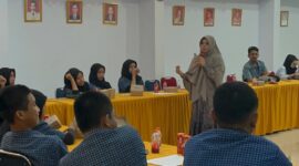 Nasrawaty menjelaskan strategi pemasaran, (Foto: Ist.)