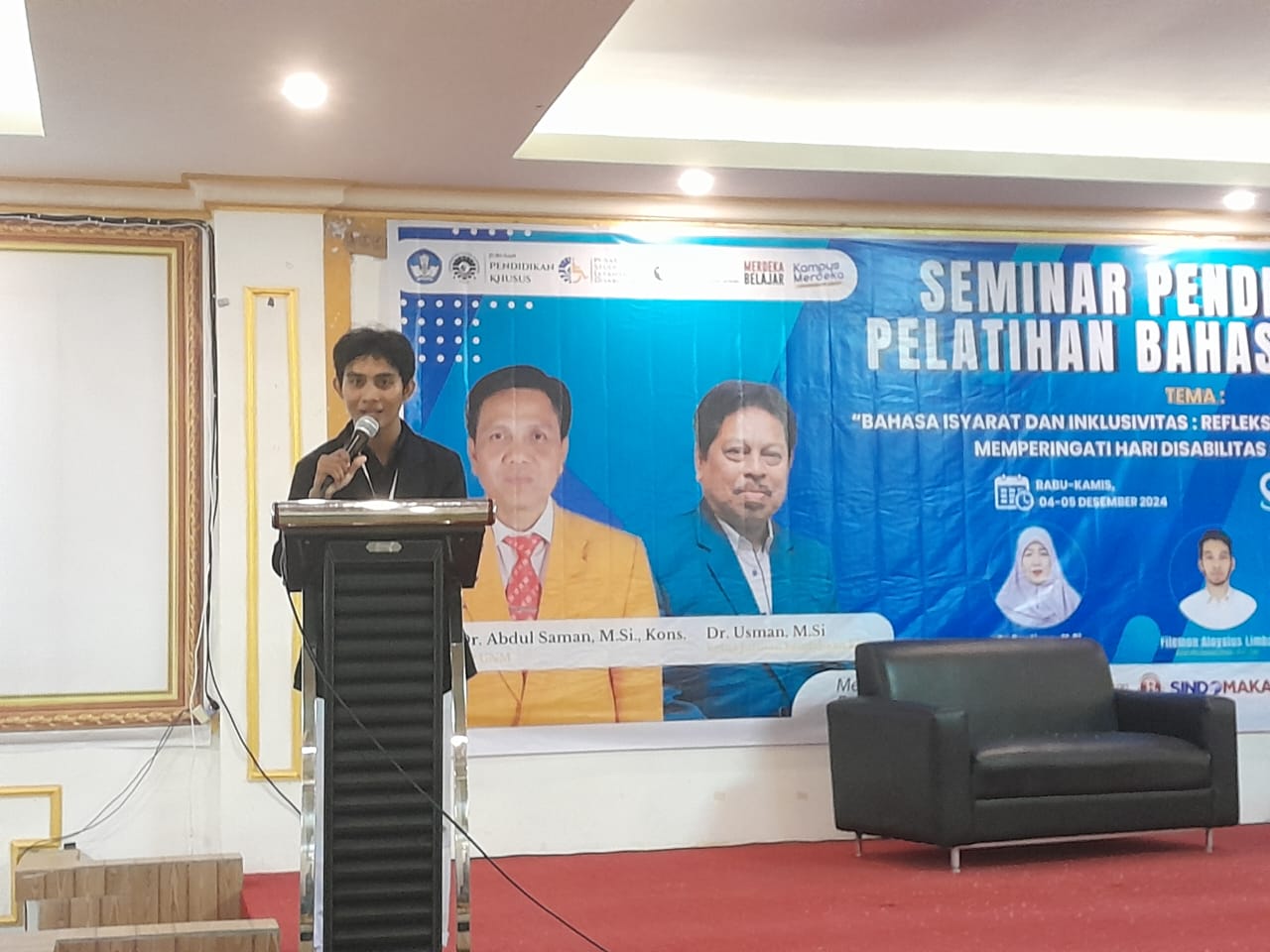Sambutan Pertama oleh Ketua Panitia (Foto: Muhammad Nasruddin)